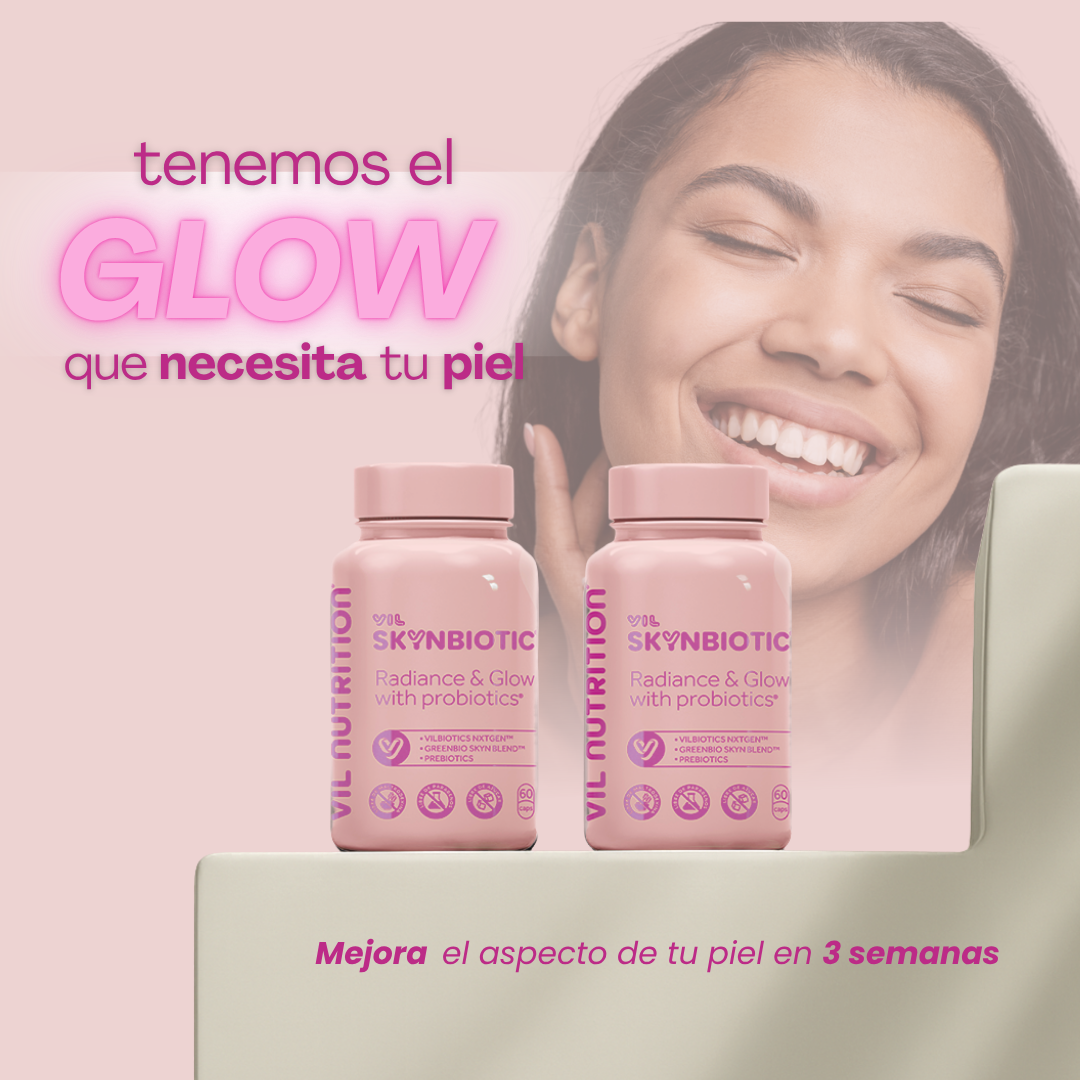 Vil SkynBiotic™ – El probiótico que ilumina tu piel desde adentro y reestablece el brillo de tu rostro